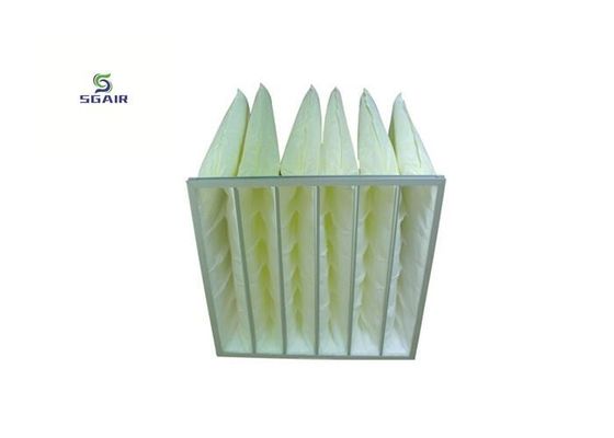 F6 فیلتر کیسه آلومینیومی با سفتی فوق صوتی عمر طولانی