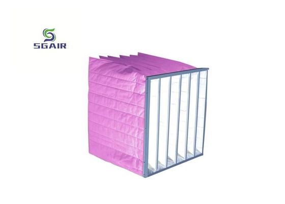 نفوذ بالا 99.97٪ فیلتر کیسه جیبی عمر طولانی
