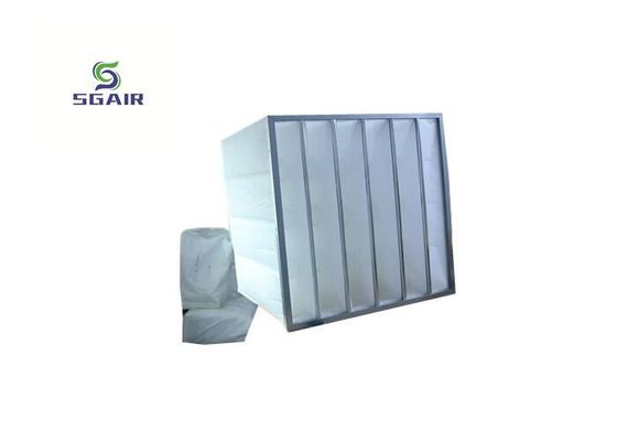 فیلتر کیسه آلومینیومی F7 با 99.97٪ H13 ~ H14 کارایی سفارشی