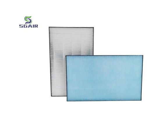 مواد PP PF فیلترهای هوا Hepa 99.97٪ با قاب کاغذ ورق آلومینیوم