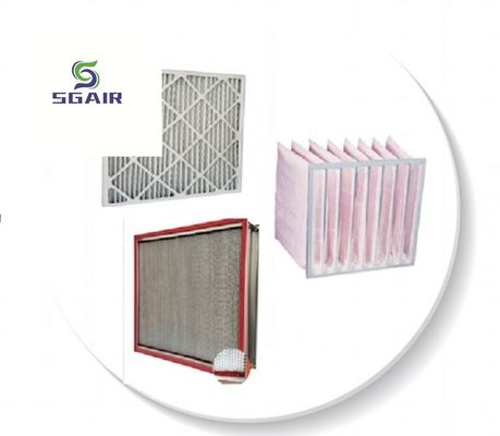 فیلترهای تصفیه کننده هوا 45Pa MERV 8 برای پردازش دارویی