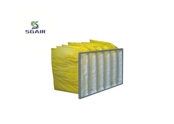 فیلتر کیسه های گالوانیزه فشرده سازی خلاء Hepa ساخته شده از پلی پروپیلن