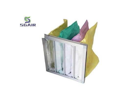 مصرف انرژی پایین بسته باز 85٪ فیلتر کیسه های هپا ساختار منحصر به فرد