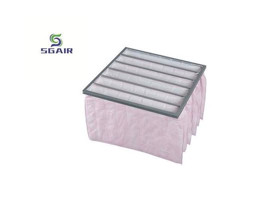 فیلتر کیسه جیبی H13 Hepa از فیبر نطفه برای اتاق تمیز