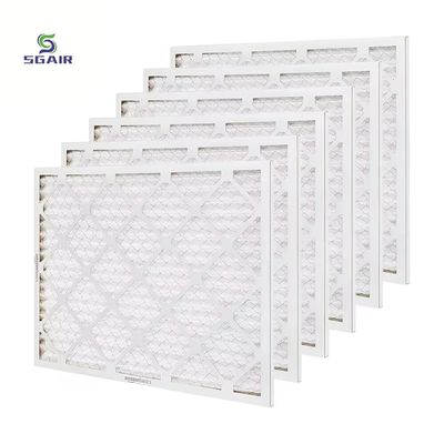 20x25x1 پنل فلتر پیش هوایی کارتونی برای کوره AC