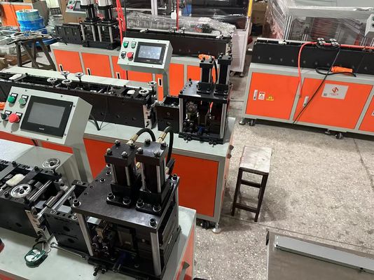 دستگاه ساخت قاب فیلتر هوا کنترل شده Omron با فشار هوا قابل تنظیم