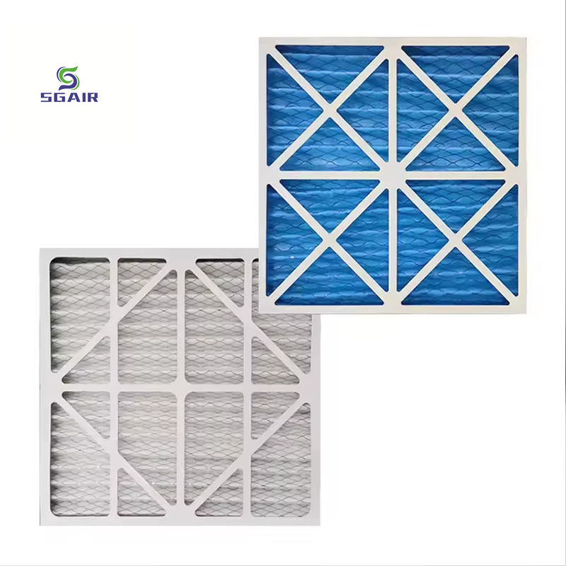 99.99٪ فیلترهای هوا HVAC ضد خوردگی قابل استفاده برای دستکاری هوا