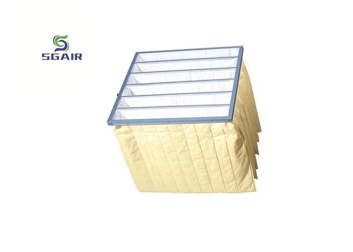 فیلتر شش کیسه ای F9، فیلتر 0.1 میکروونی برای سیستم تهویه مطبوع