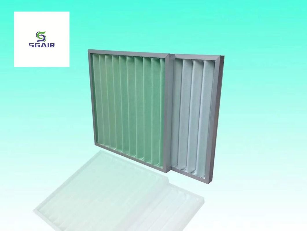 سیستم HVAC فیبرهای پلی استری G4 فیلترهای پاک کننده هوا قابل شستشوی