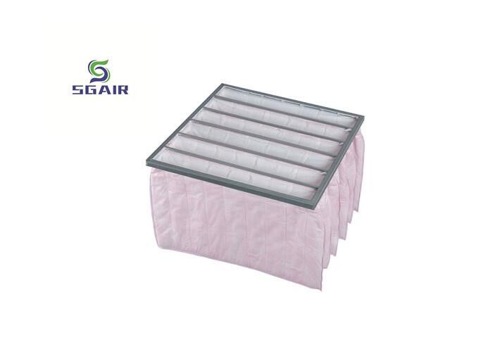 فیلتر کیسه جیبی H13 Hepa از فیبر نطفه برای اتاق تمیز