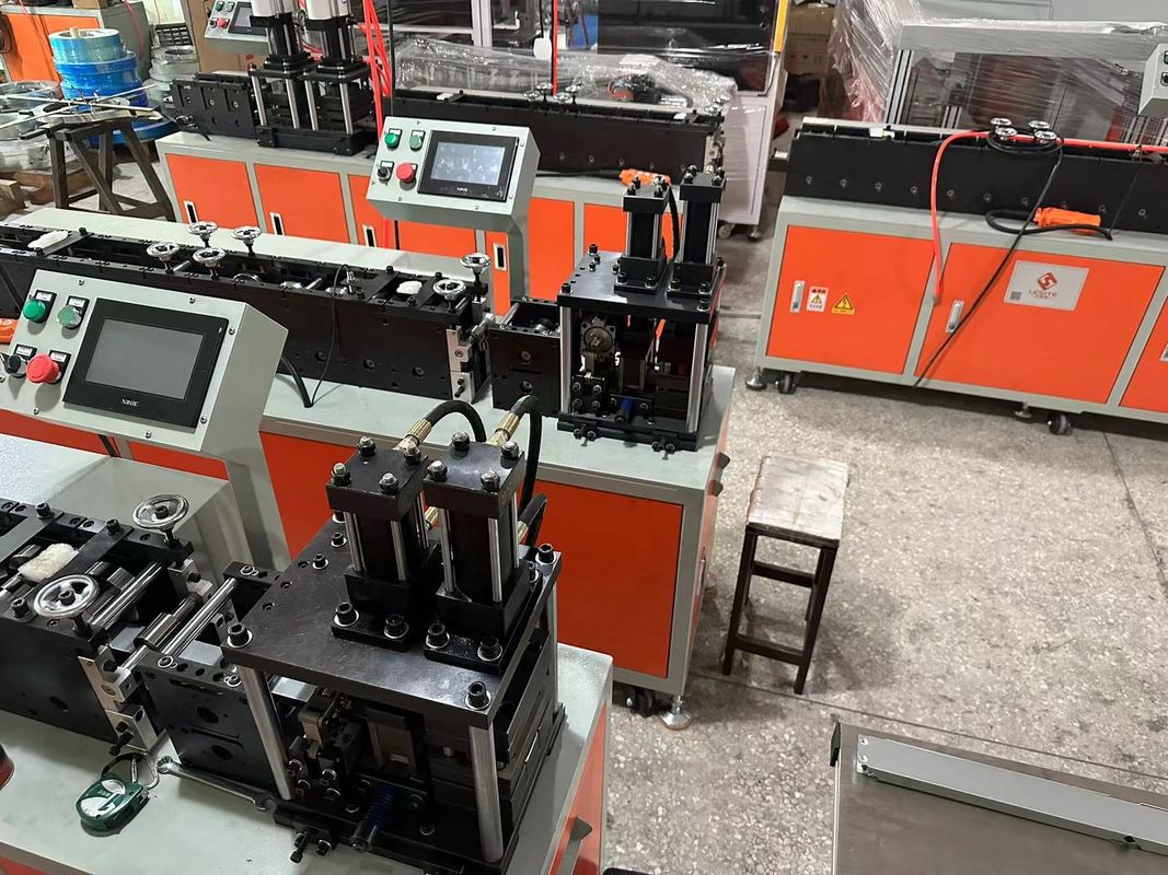 دستگاه ساخت قاب فیلتر هوا کنترل شده Omron با فشار هوا قابل تنظیم